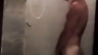 Straight amateur pumps hairy cock till cum eruption