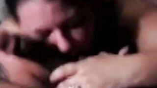 White BBW's Sloppy Deep-Throat POV on BBC