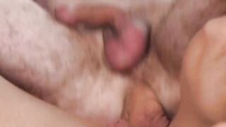 Hairy Jean Gilliam moans as Ollie Barn's cock drills deep