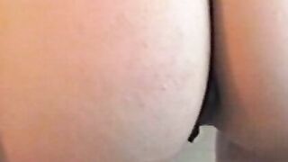 Shaved European MILF's Amateur Striptease and Masturbation