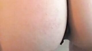 Shaved European MILF's Amateur Striptease and Masturbation