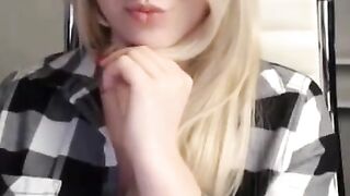 Blonde 18-Year-Old Amateur With Big Natural Tits on Webcam Hoe 2
