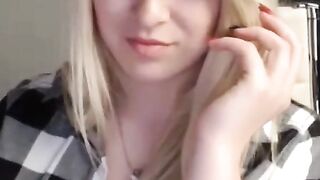 Blonde 18-Year-Old Amateur With Big Natural Tits on Webcam Hoe 2