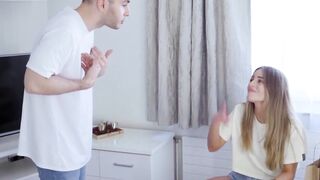 Eveline Dellai gets doggystyle banged hard