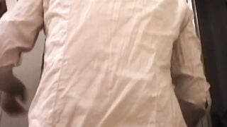 Hidden locker cam watches Asian babes dress after shower
