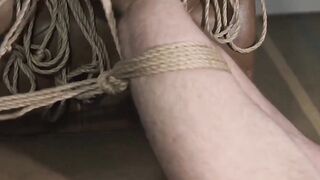 Shibari gay Lawrence Knight immobilized by Yoshi Kawasaki