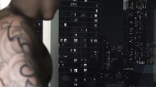 Shibari gay Lawrence Knight immobilized by Yoshi Kawasaki
