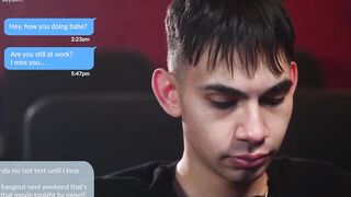 Omar Zayden fucks Jayden Marcos in the theater while his girl is out
