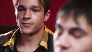 Omar Zayden fucks Jayden Marcos in the theater while his girl is out
