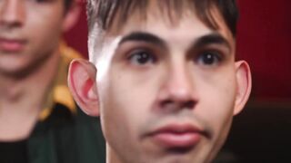 Omar Zayden fucks Jayden Marcos in the theater while his girl is out