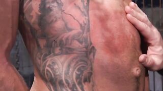 DILF Dolf Dietrich struggles to withstand Trenton Ducatis BDSM cravings