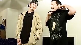 Str8Thugs.com - Straight thug receives a facial in a hardcore masturbating threesome
