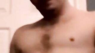 JoeSchmoeXXX.com - Young athletic amateur strokes his big dick and unloads jizz with