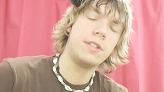 BoyObsession.com - Twink Chris Martinson jerks off and cums hard post-interview