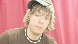 BoyObsession.com - Twink Chris Martinson jerks off and cums hard post-interview