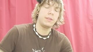 BoyObsession.com - Twink Chris Martinson jerks off and cums hard post-interview