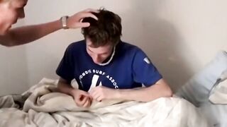 Sexy Jarrod Prince enjoys foot play with sucking and licking