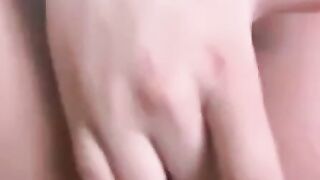 Pregnant Babe Plays with Sex Toy
