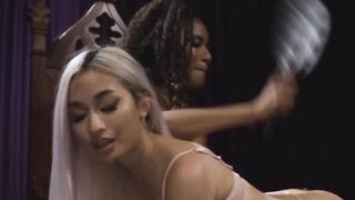 Submissive Avery Black Interviewed By Queen Jasmine For Kinky Lesbian BDSM Sex