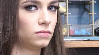 Officer Marcus London receives a frenzied blowjob from Talia