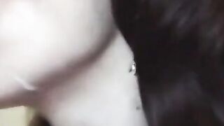 Großer Schwanz Blowjob und Sperma schlucken für deutsche MILF Jessy