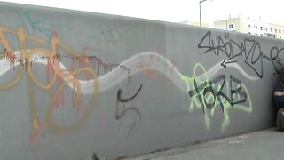 Barefoot Small Tits Jacqueline Fully Nude Bound For Public Sex On The Street Gangbang