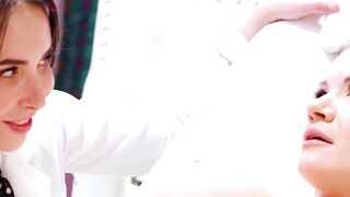 Alison Rey loses virgin pussy to Sophia Locke and hot doctor