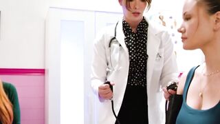 Alison Rey loses virgin pussy to Sophia Locke and hot doctor