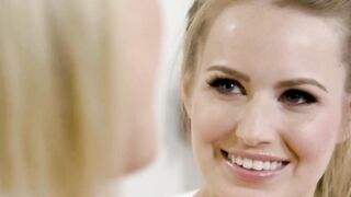 Kit Mercer scissors Scarlett Sage as a graduation day gift