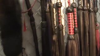 MuscleJockBound.com - Brock Armstrong's floggers ready for Blake's bare ass