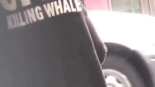 Horny watcher feeds kink watching Asian ladies urinate