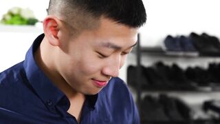 Officer Nico Coopas juicy meat services clerk Ricky Lees Asian hole