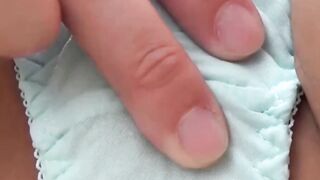 Japanese women are fingered outdoors until pussy splashed cameraman