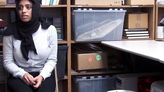 ShopliftersPunished.com - Arab teen Ella Knox drilled deep by lusty Mike Mancin after