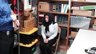 ShopliftersPunished.com - Arab teen Ella Knox drilled deep by lusty Mike Mancin after
