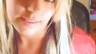 Blonde MILF with a Big Ass and Tits on Webcam