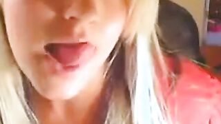 Blonde MILF with a Big Ass and Tits on Webcam