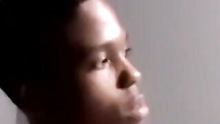 Black straighties BBC sucked by chubby cum addict