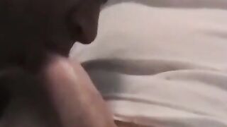 Straight amateur strokes hard dick till creamy climax