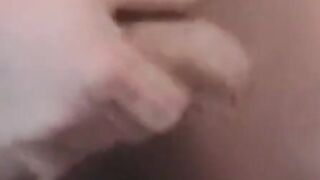 Straight amateur strokes hard dick till creamy climax