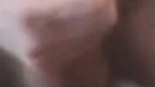 Straight amateur strokes hard dick till creamy climax