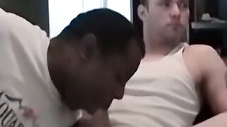 Straight amateur strokes hard dick till creamy climax