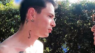 Tatted Axxl Mart creampies Axel Yerelâs used hole