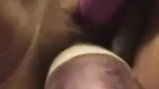 Hairy BBW Fists Herself with a Huge Dildo on Webcam
