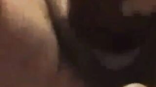 Hairy BBW Fists Herself with a Huge Dildo on Webcam