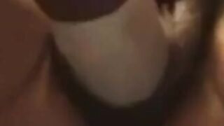 Hairy BBW Fists Herself with a Huge Dildo on Webcam