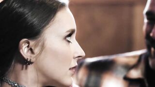 Laney Grey endures older men stretching her holes