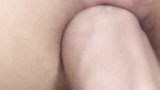 Big tit ladyboy Yuki rides huge dick and earns hot cum