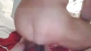 Huge Dildo in Her Ass Hoe 2