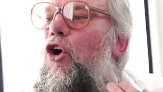 Dark Melody Petite shows grandpa Albert beyond Spanish thrusts